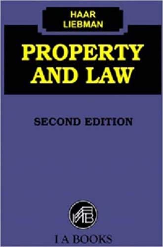 Property and Law: Second Edition (9788189617615) by Haar; Liebman