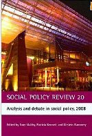 9788189640750: Social Policy Review 2008: No. 20: Analysis and Debate in Social Policy (Social Policy Review: Analysis and Debate in Social Policy)