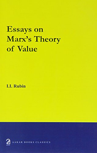 9788189833336: Essays on Marx's Theory of Value