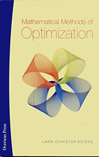 9788189938789: Mathematical Methods Of Optimization