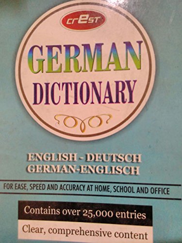 German Dictionary (English and German Edition) (9788189998479) by Muller; H.