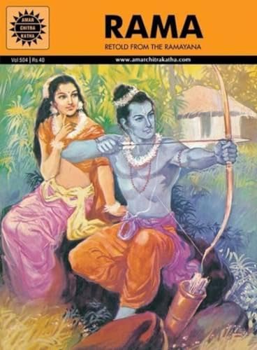 Imagen de archivo de Rama: Retold from the Ramayna ( Amar Chitra Katha) (English and Hindi Edition) a la venta por Once Upon A Time Books