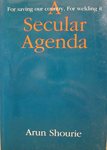 9788190019934: Secular Agenda: To Save Our Country, to Weld it