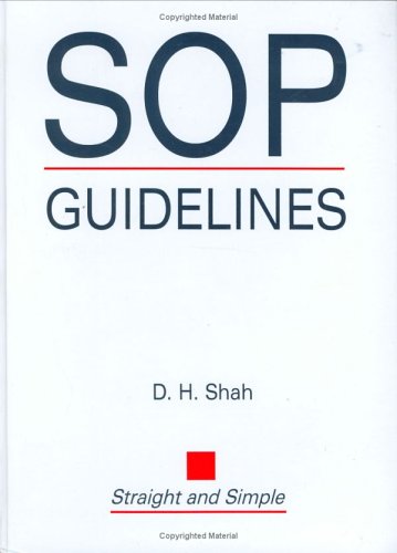 Stock image for SOP Guidelines for sale by Majestic Books