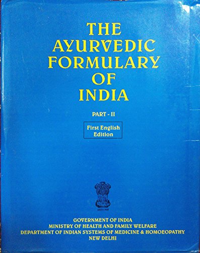 9788190115117: The Ayurvedic Formulary of India