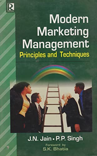 Imagen de archivo de Modern Marketing Management: Principles and Techniques a la venta por Books in my Basket
