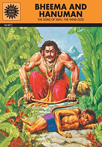 Imagen de archivo de Bheema And Hanuman (527) (Amar Chitra Katha) [Paperback] [Feb 01, 2011] Anant Pai a la venta por HPB-Diamond