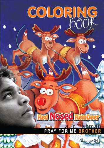 Stock image for A R Rahman Coloring Book Red Nosed Reindeer for sale by Books in my Basket