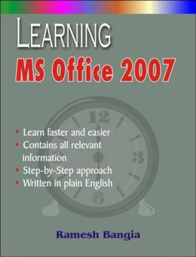 Imagen de archivo de Learning MS Office 2007 a la venta por Books Puddle