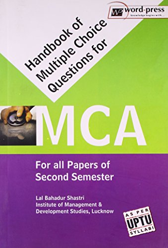 9788190750585: Handbook Of Multiple Choice Questions For Mca (For All Papers Of Secondsemester)