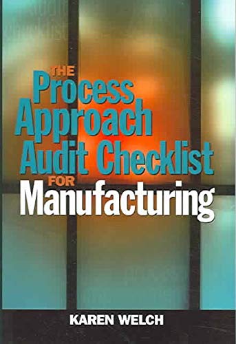 9788190776493: The Process Approach Approach Audit Checklist For Manufacturing With Cd (Pb)