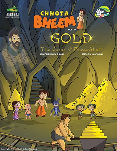 Stock image for Chhota Bheem In Gold - The Curse Of Bhrambhatt - Vol. 9: 09 [Paperback] [Jan 01, 2012] Raj Viswanadha for sale by ThriftBooks-Atlanta