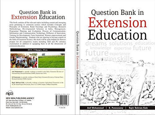 Stock image for Question Bank in Extension Education for sale by Vedams eBooks (P) Ltd