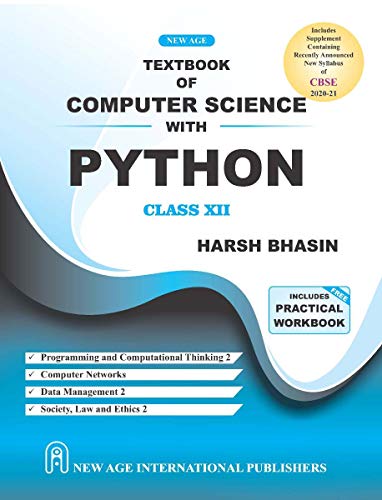 Stock image for Textbook of Computer Science with Python 12, 1 Ed. for sale by Books in my Basket