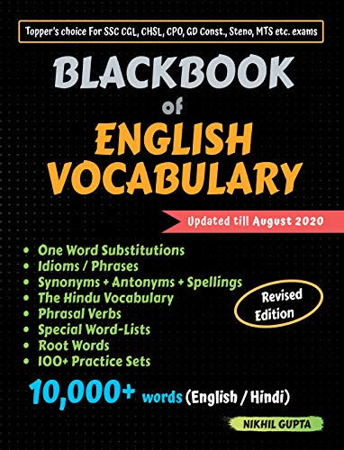 Stock image for BlackBook of English Vocabulary August 2020 for sale by dsmbooks