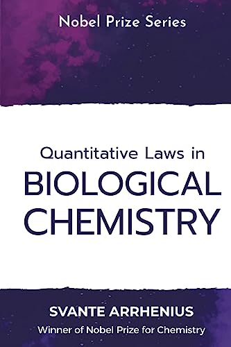 Imagen de archivo de Quantitative Laws in Biological Chemistry a la venta por Books Puddle