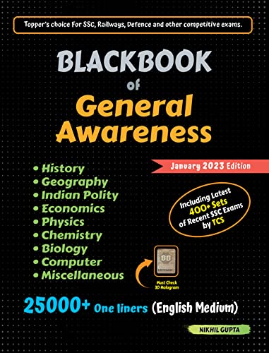 Stock image for BlackBook of General Awareness January 2023 by Nikhil Gupta for sale by Books Puddle