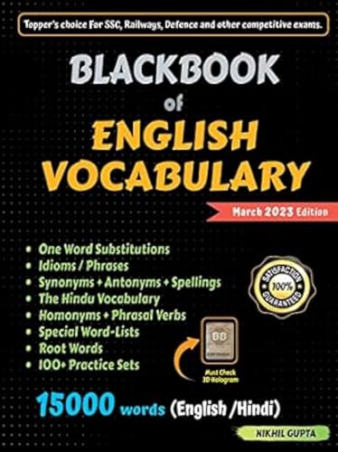 Stock image for Blackbook of English Vocabulary for sale by Blackwell's