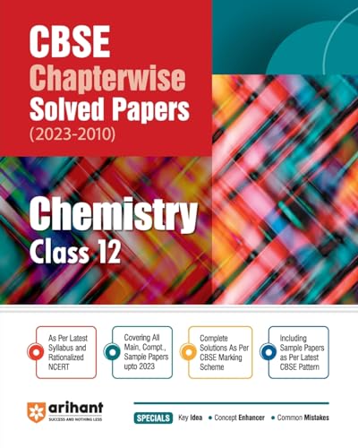 Immagine dell'editore per Arihant CBSE Chapterwise Solved Papers 2023-2010 Chemistry Class 12th venduto da Books Puddle