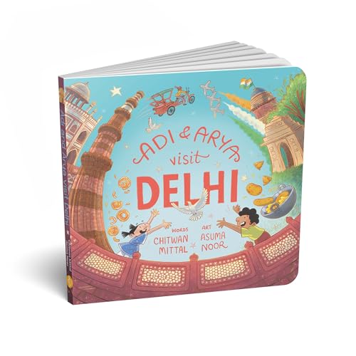 Immagine stock per Adi and Arya Visit Delhi