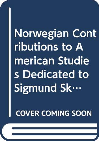 Stock image for Norwegian Contributions to American Studies Dedicated to Sigmund Skard (Americana Norvegica) for sale by NEPO UG