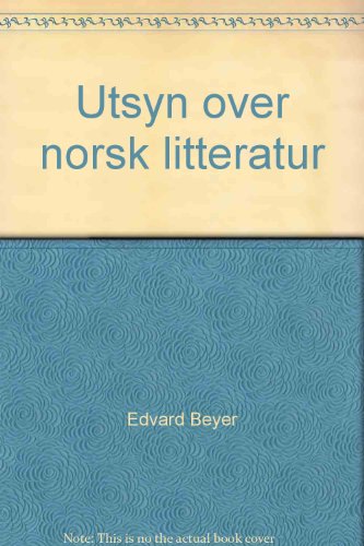 9788202099374: Utsyn over norsk litteratur (Norwegian Edition)
