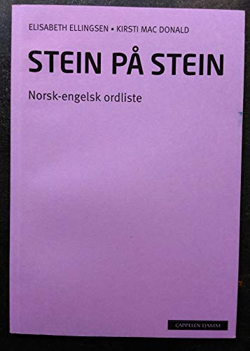Stock image for Stein p stein. Norsk-engelsk ordliste. for sale by GF Books, Inc.