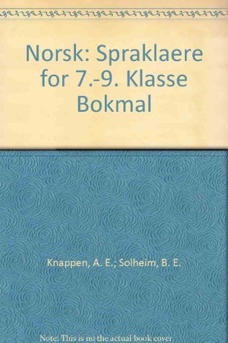 Norsk: Spraklaere for 7.-9. Klasse Bokmal