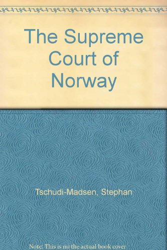 Imagen de archivo de Supreme Court of Norway, The a la venta por 4 THE WORLD RESOURCE DISTRIBUTORS