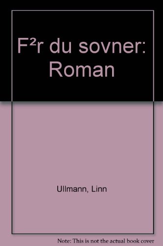 Imagen de archivo de F  r du sovner: Roman (Norwegian Edition) a la venta por Hawking Books