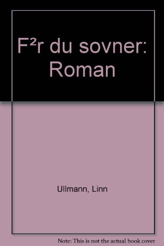 Stock image for F'r du sovner: Roman (Norwegian Edition) for sale by Hawking Books