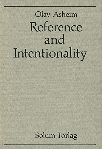 Beispielbild fr Reference and Intentionality zum Verkauf von Bookmonger.Ltd