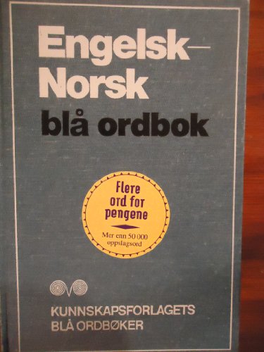 9788257302771: Engelsk Norsk Bla Ordbok