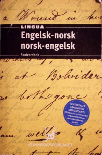 Imagen de archivo de Lingua Engelsk - norsk Norsk-engelsk Skleordbok a la venta por First Coast Books