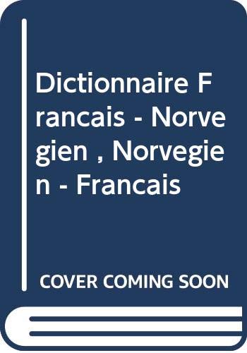 Stock image for Dictionnaire Fran §ais - Norv  gien , Norv  gien - Fran §ais for sale by WorldofBooks