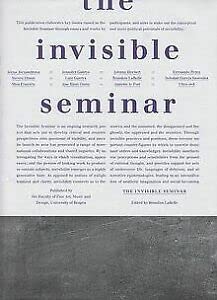 Beispielbild fr The Invisible Seminar zum Verkauf von Librairie Th  la page