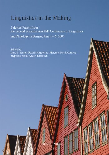 Beispielbild fr Linguistics in the making : selected papers from the Second Scandinavian PhD conference in linguistics and philology in Bergen, June 4-6, 2007 00 zum Verkauf von Joseph Burridge Books