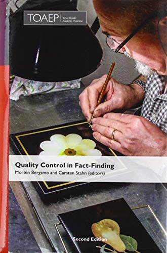 Imagen de archivo de Quality Control in Fact-Finding a la venta por Lucky's Textbooks