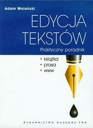 Stock image for Edycja tekstw Praktyczny poradnik for sale by medimops