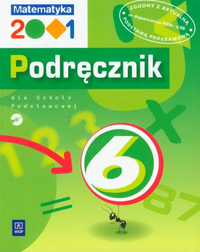 9788302098055: Matematyka 2001 6 Podrecznik z plyta CD: Szkola podstawowa