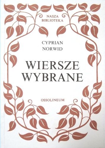 Stock image for Wiersze wybrane for sale by Polish Bookstore in Ottawa