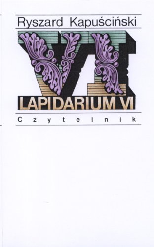 Beispielbild fr Lapidarium VI zum Verkauf von WorldofBooks