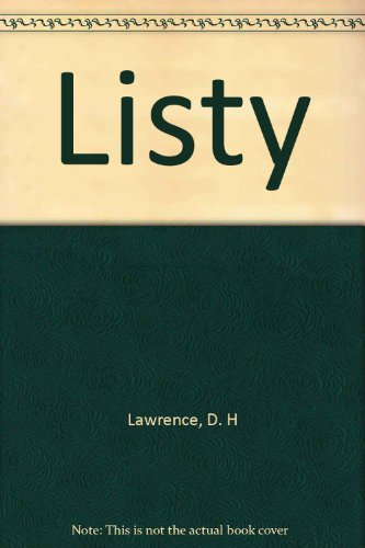 Stock image for LISTY for sale by Archer's Used and Rare Books, Inc.