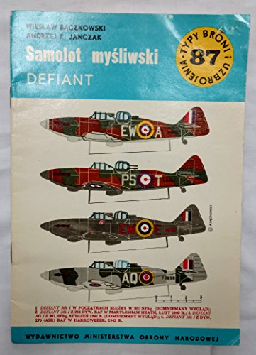 Stock image for Samolot mysliwski P-39 Defiant for sale by POLIART Beata Kalke