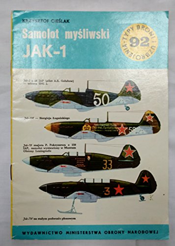 Imagen de archivo de Samolot mysliwski Jak-1 a la venta por POLIART Beata Kalke