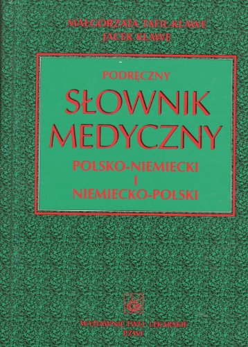 9788320033854: Podręczny słownik medyczny polsko-niemiecki i niemiecko-polski