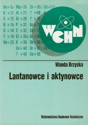 Imagen de archivo de Lantanowce i aktynowce a la venta por medimops