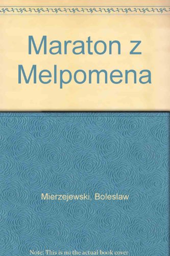 Imagen de archivo de Maraton z Melpomena a la venta por Bildungsbuch