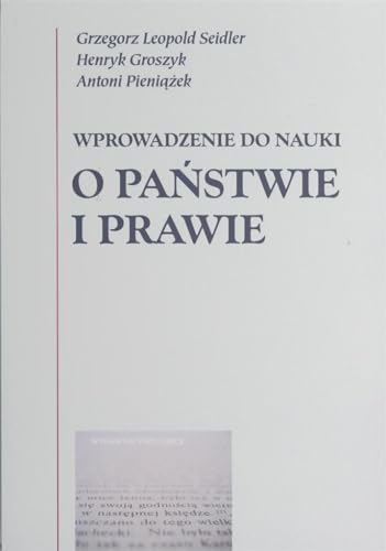 Imagen de archivo de Wprowadzenie do nauki o panstwie i prawie a la venta por Buchpark