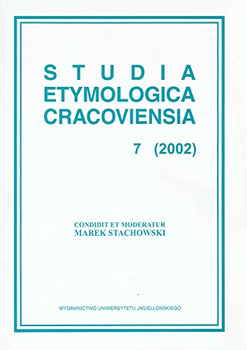 Imagen de archivo de Studia Etymologica Cracoviensia 7 (2002) a la venta por ISD LLC